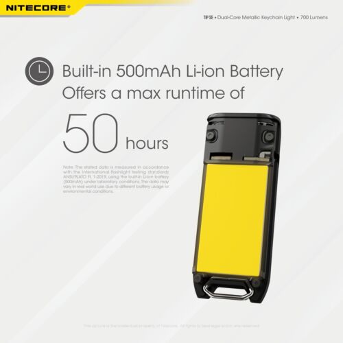 Nitecore TIP SE compact 700 lumen USB-C rechargeable keychain light - Picture 7 of 12
