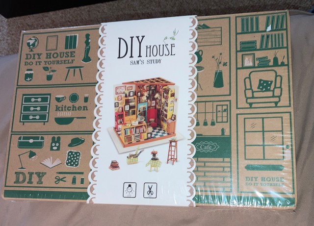 diy miniature sewing room kit
