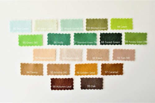 Craft Felt | Wool Mix and Soft Washable | 70+ Colours | 9"/22cm Square Sheets - Picture 4 of 91