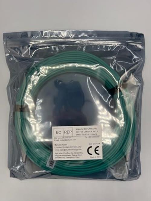 ® - 15m/49.21ft Fiber Optic Cable OM3 SFP+ to SFP+ AOC 10Gbps Compatible 