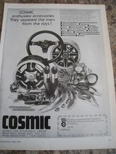COSMIC ENTHUSIAST ACCESSORIES SEPARATE MEN FROM THE TOYS 1973 ADVERT A4 FILE 47