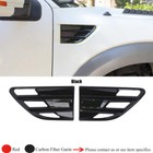 Black Fender Air Vent Outlet Cover Trim Sticker For Ford Raptor F150 2009-2014