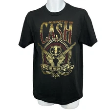 Johnny Cash Guns T Shirt/ Men’s (S) Black ZION Rootswear 100% Cotton SEE SPECS