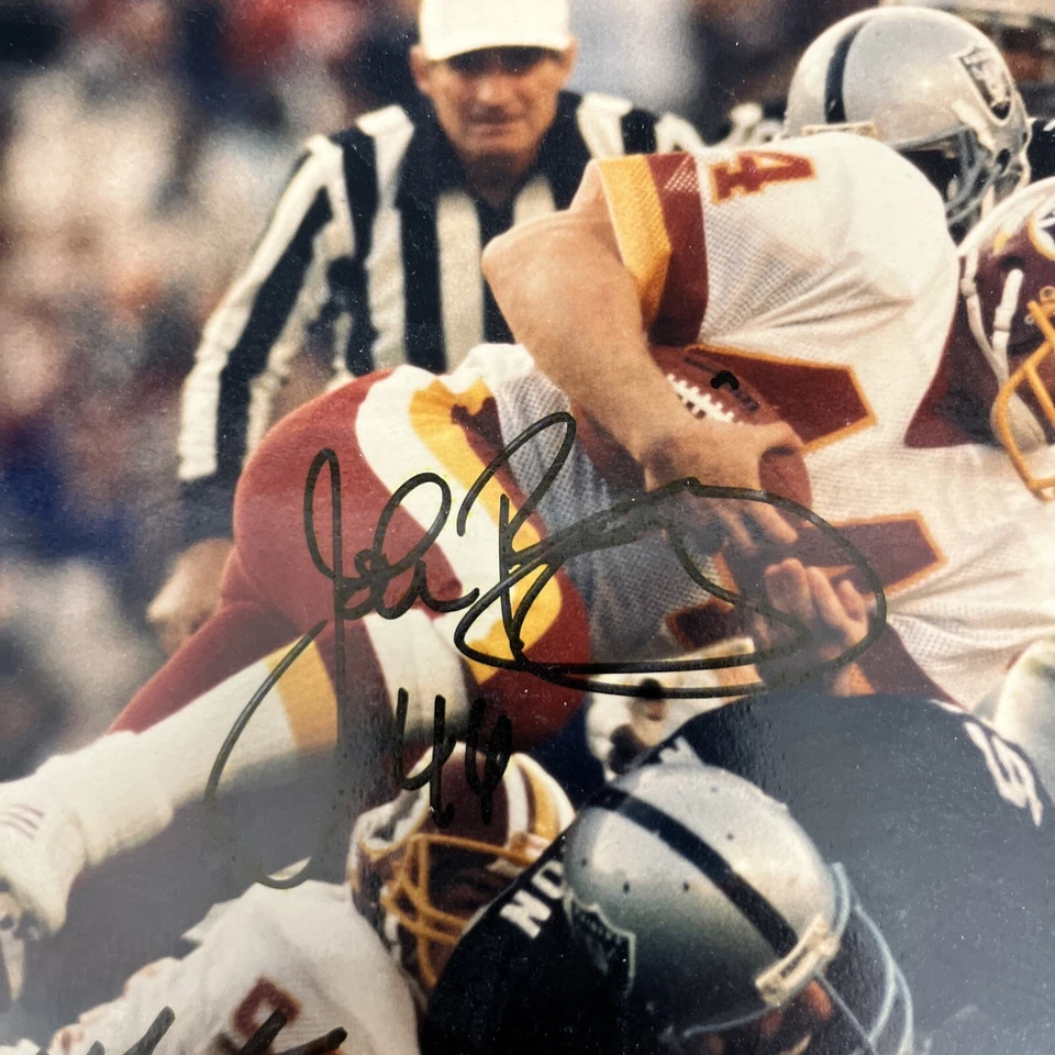 Super Bowl XVIII John Riggins/Jeff Bostic Signed JSA Certified Collectors Book - Image 2 of 4