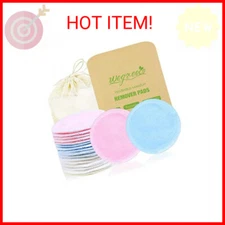 wegreeco Cotton Rounds Reusable -Reusable Makeup Remover Pads for All Skin - Cot
