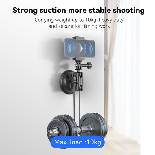 Kamera Halter für Auto Action-Kamera-Saugnapfhalter für GoPro Insta360 DJI - Bild 6 von 21