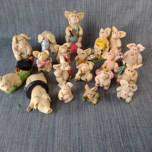 Large Piggin Collection Job Lot Bundle David Corbridge Figures