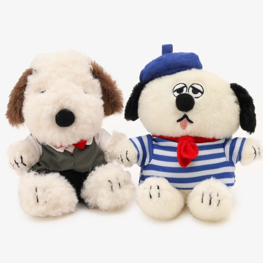 Peanuts Snoopy Plush Set of 6 Box Afternoon Tea Paris H145-166mm