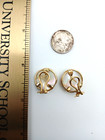 14K Yellow Gold Mabe Pearl Earrings [E328] — photo 10