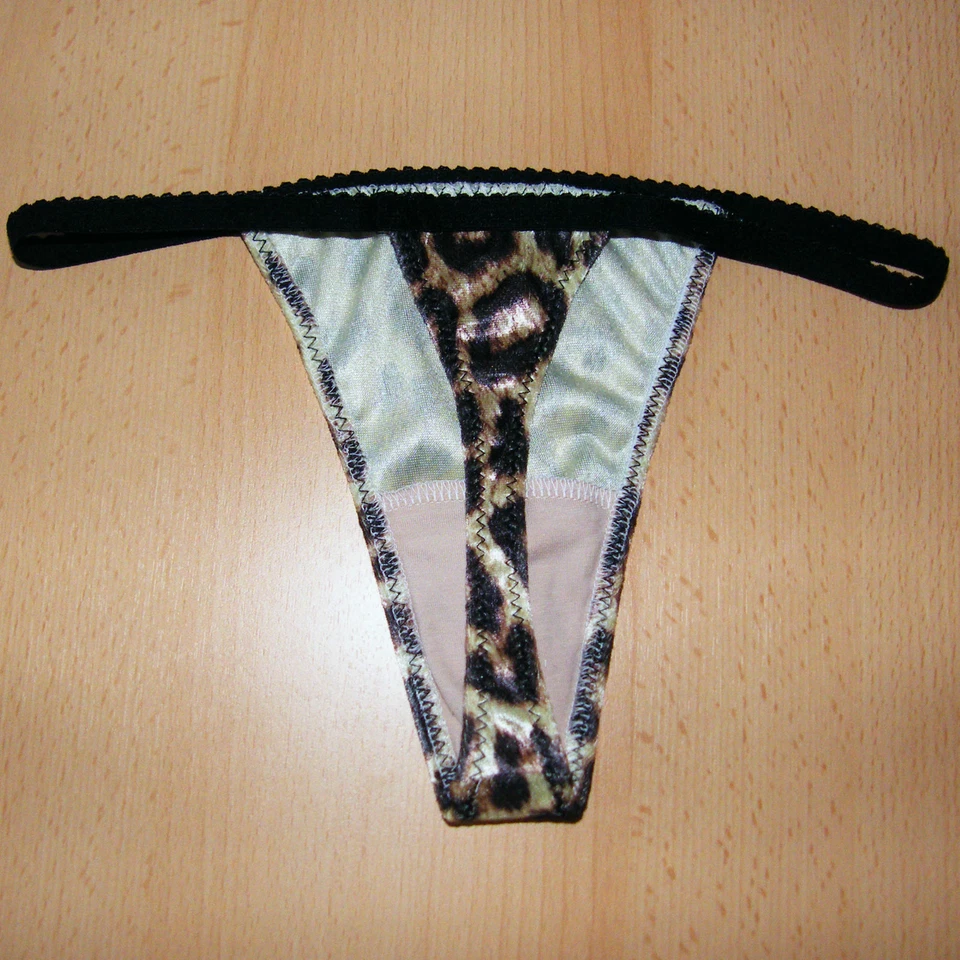 String Tanga Slip Gr. 36/38 - Animal Look , Tiger, Schlange, Fell, Raubkatze ... - Bild 2 von 2