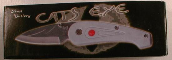 Frost Cutlery Cats Eye Folding Knife New in Box | eBay