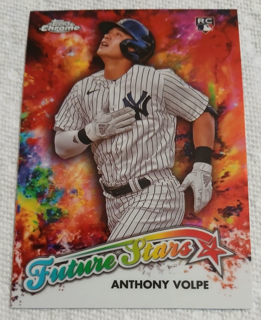 Anthony Volpe 2023 Topps Chrome Update Series Future Stars Rookie #FSU-6 Yankees