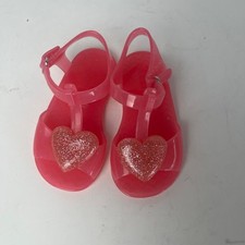 Jelly Sandals Size 5 baby toddler shoes heart
