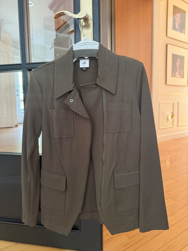 CAbi Women's jacket, size XS, Olive Academy Blazer