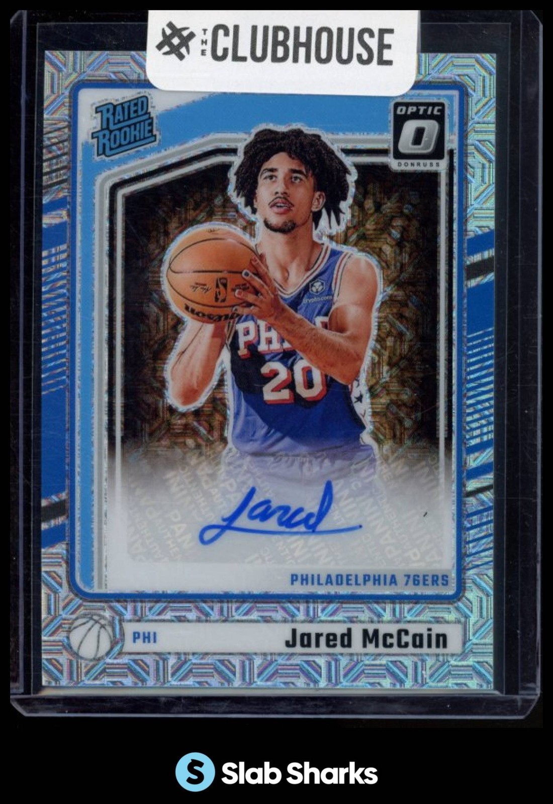 2024 PANINI DONRUSS OPTIC JARED MCCAIN RATED ROOKIE SIGNATURES CHOICE RC AUTO