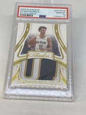 2023 FLAWLESS PATCHES #PATDYD DYSON DANIELS PATCH-GOLD SP/10 PSA 10 GEM POP 1