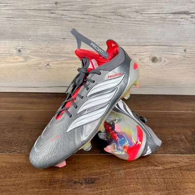 adidas Predator Elite Fold-Over Tongue FG Mens Size 8 Iron Metallic JS0379