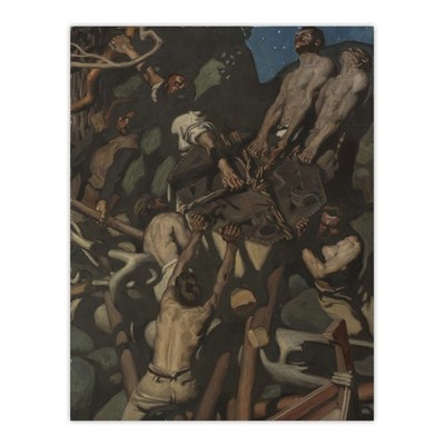 Akseli Kallela Theft of the Sampo Painting Detail Wall Art Print