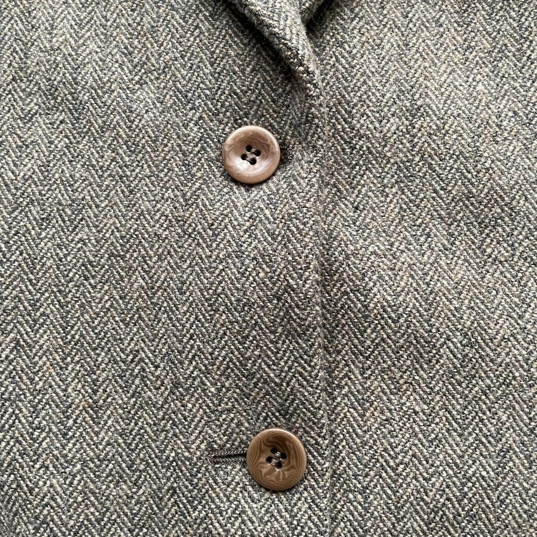 Pendleton Wool Herringbone Tweed Tailored Jacket … - image 9