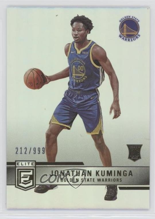 2021-22 Donruss Elite Rookies 212/999 Jonathan Kuminga #242 Rookie RC 0mr3