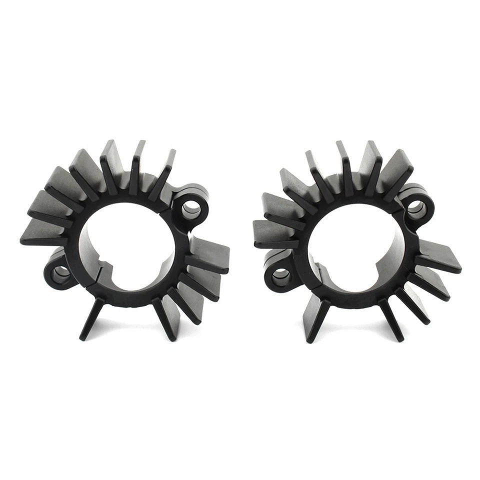 Kühlrippenklemmen Auspuffkopf-Kühlkörper für Street Twin Scrambler Bobber Schwar - Image 2 of 4