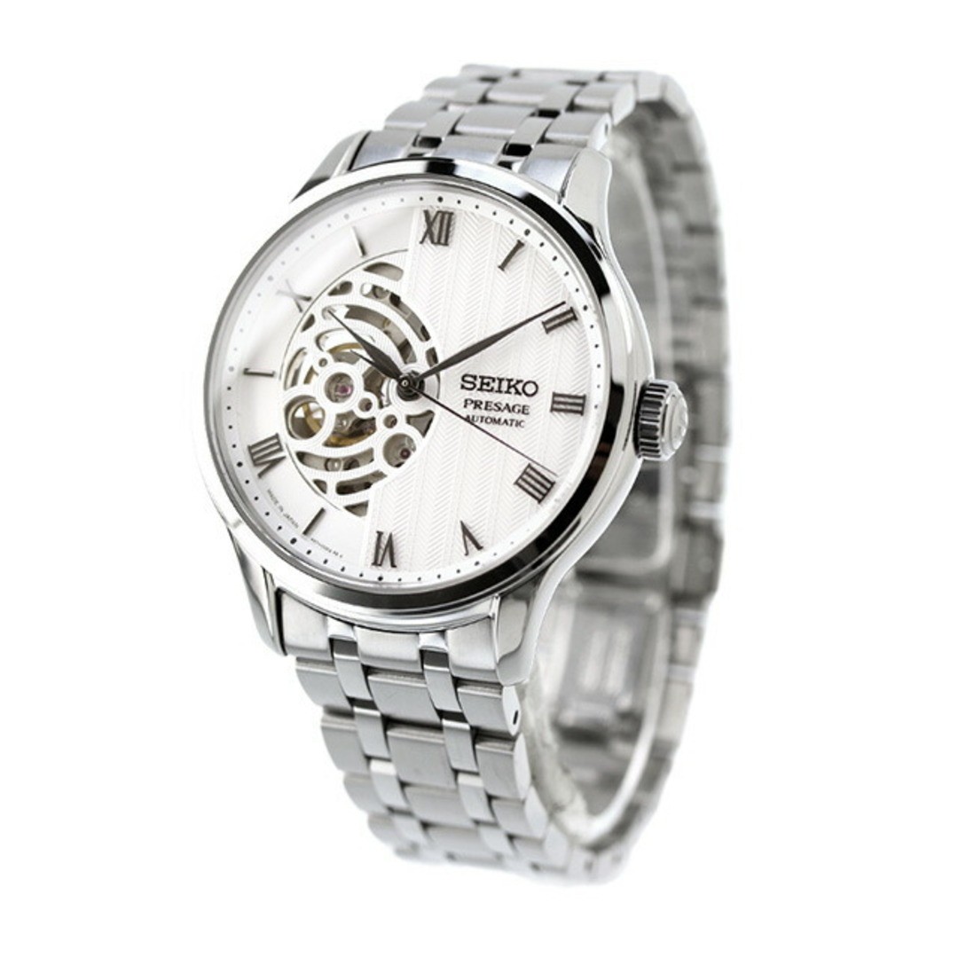 SEIKO PRESAGE Men's Automatic Watch White Silver Dial SARY251