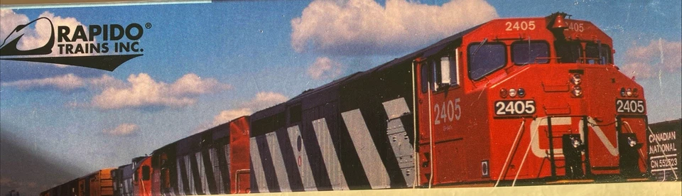 Rapido Trains N Scale Dash 8-40CM BCR CN Website DC/DCC/Sound 4615 BCOL Canadian - Image 3 of 3