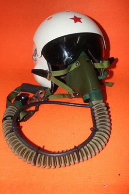 Rare Air Force Fighter(Heavy) Pilot Helmet  1# XXL  Oxygen Mask