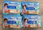 4 Packs of 17 Pampers Splashers Swim Diapers Size 5+ 31+ lbs Total 68