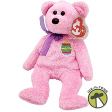 Ty Beanie Babies Eggs the Bear Plush Easter 2001