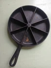 BSR Vintage Cast Iron Cornbread Skillet 8-Wedge Model Pat Pending 9"