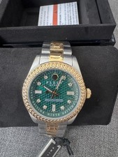 Philipp Plein Queen Gold-Silbernes Edelstahlg...