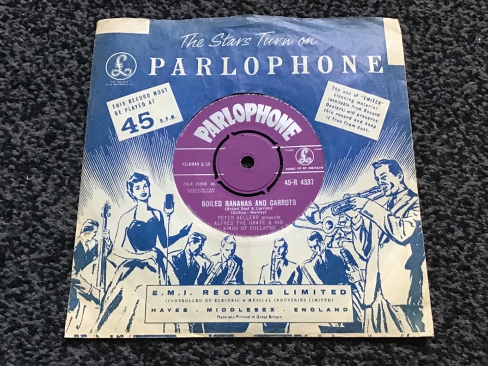 PETER SELLERS - ANY OLD IRON 1957 UK 7” SINGLE PARLOPHONE R4337 VERY GOOD+ - Image 2 of 4