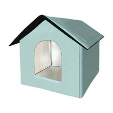 Cat and Small Dog Shelter Weather-Resistant Insulated Pet House Winter for
