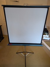Vintage Extendable Portable Projector Screen.
