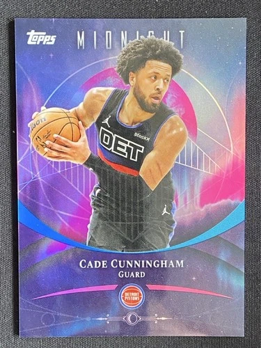 Cade Cunningham 2025-26 Topps Midnight Detroit Pistons Base #17