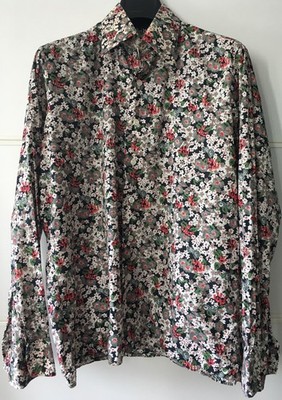 Vintage Liberty Of London Herren Hemdkragen mit Blumenmuster Größe 41 cm / 16 Zoll