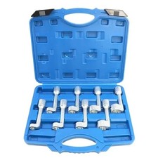 Diesel Injector Line Socket Wrench Set 8pc 12pt L-type Fuel Line Socket 8pc Diesel Injector Line Socket Wrench Set 8pc 12pt L-type Fuel Line Socket 8pc