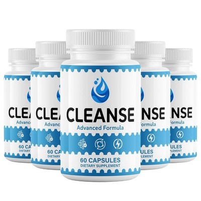 (5 Pack) Clean Gut Capsules for Advanced Probiotic & Gut Health Support 60ct