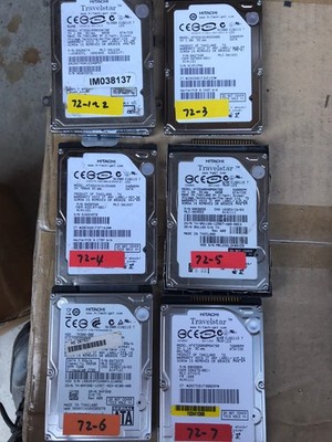 Hitachi 5K80 HTS548040M9AT00 40GB,Internal 2.5'' IDE Laptop hard disk #72-5