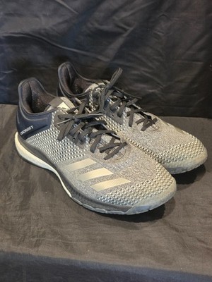 Adidas Crazyflight X 2.0 Boost Size 12.5 SPG 753001 Volleyball Black Silver