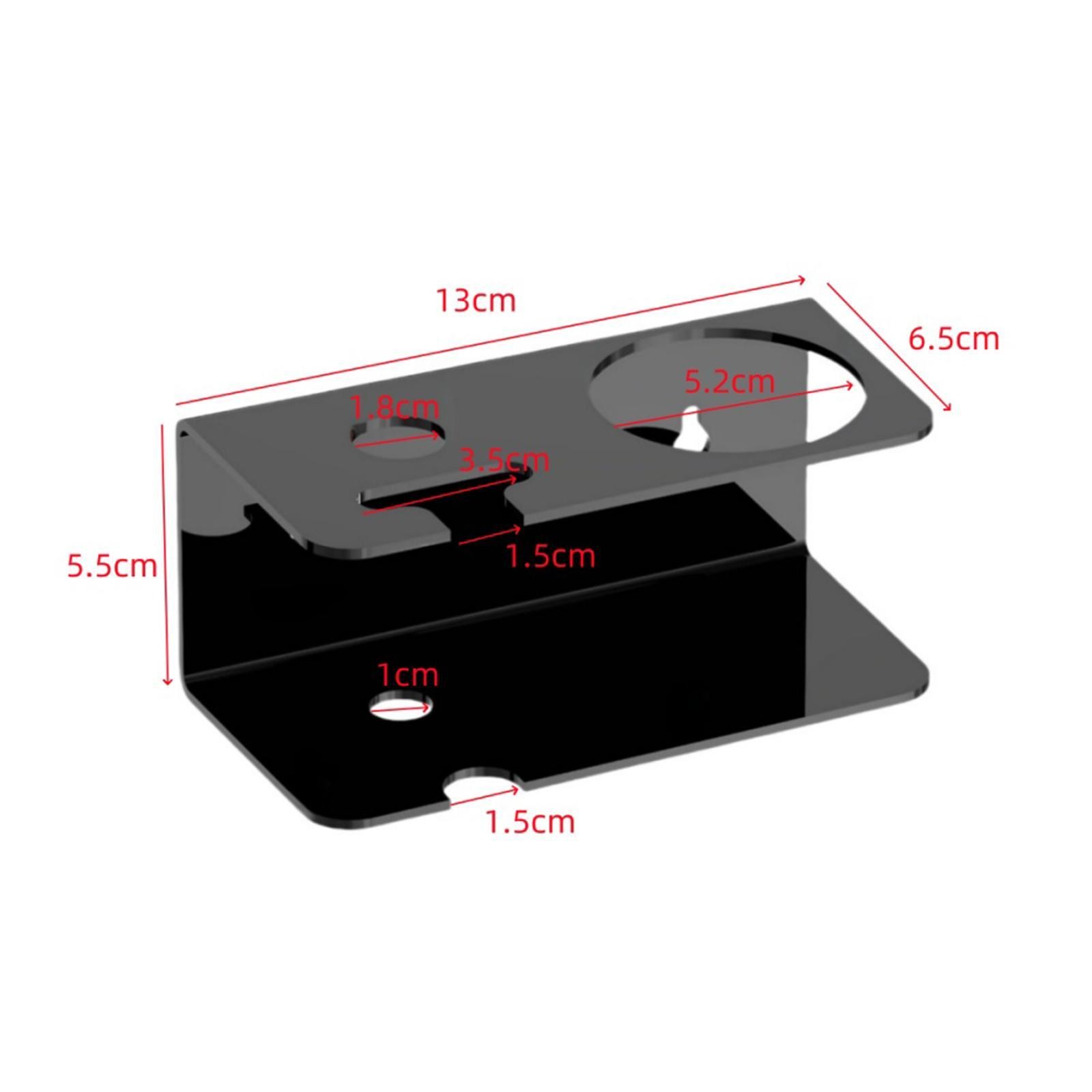 Razor & Shaving Cream Holder Holder Wall Mounted Practical Multifunctional Mens'