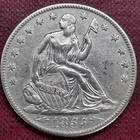 1855 O Seated Liberty Half Dollar 50c AU - UNC High Grade #100267