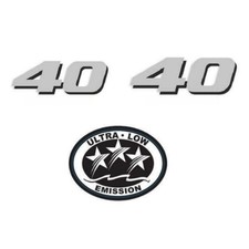 40 HK Klistremerker Sticker til Yamaha Påhengsmotor   Cover Horsepower Mark four stroke