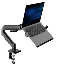 Universal Adjustable 10 to 15.6 inch Laptop Mount for Desk, Single Mechanical
