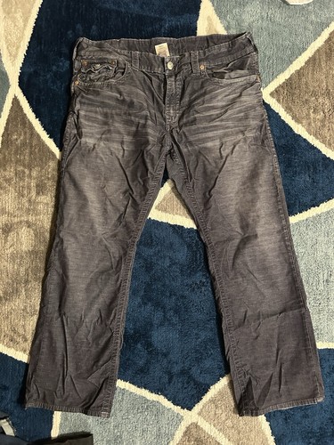 True Religion Jeans Ricky Relaxed Straight schwarz/grau Herren Gr. 38