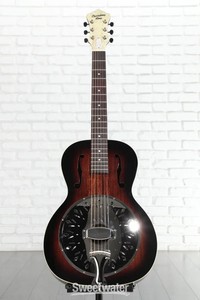 Recording King Rattlesnake Small-body Resonator Guitar - Gloss Sunburst