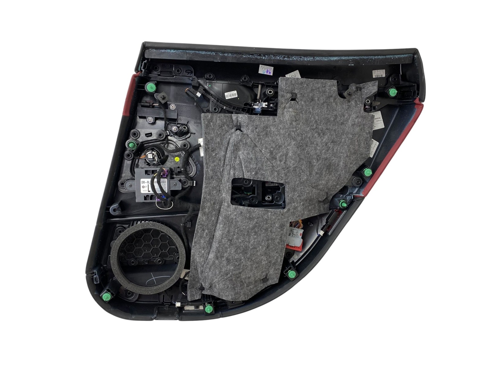 2017-2020 MASERATI LEVANTE M161 REAR LEFT DOOR PANEL W/CARBON WINDOW SWITCH