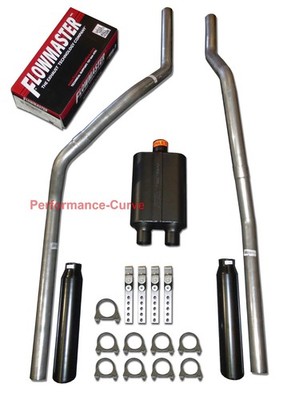 83-01 Chevrolet GMC S10 S15 Truck Dual Performance Exhaust - Flowmaster Super 44