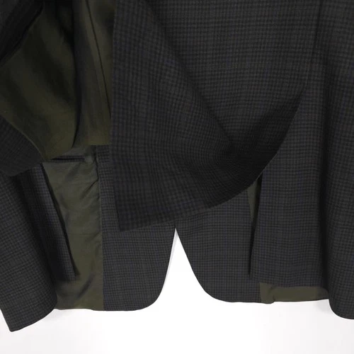 HICKEY FREEMAN 1899 USA Worsted Wool Blazer Jacket Sport Coat Brown 44L Beacon image 13